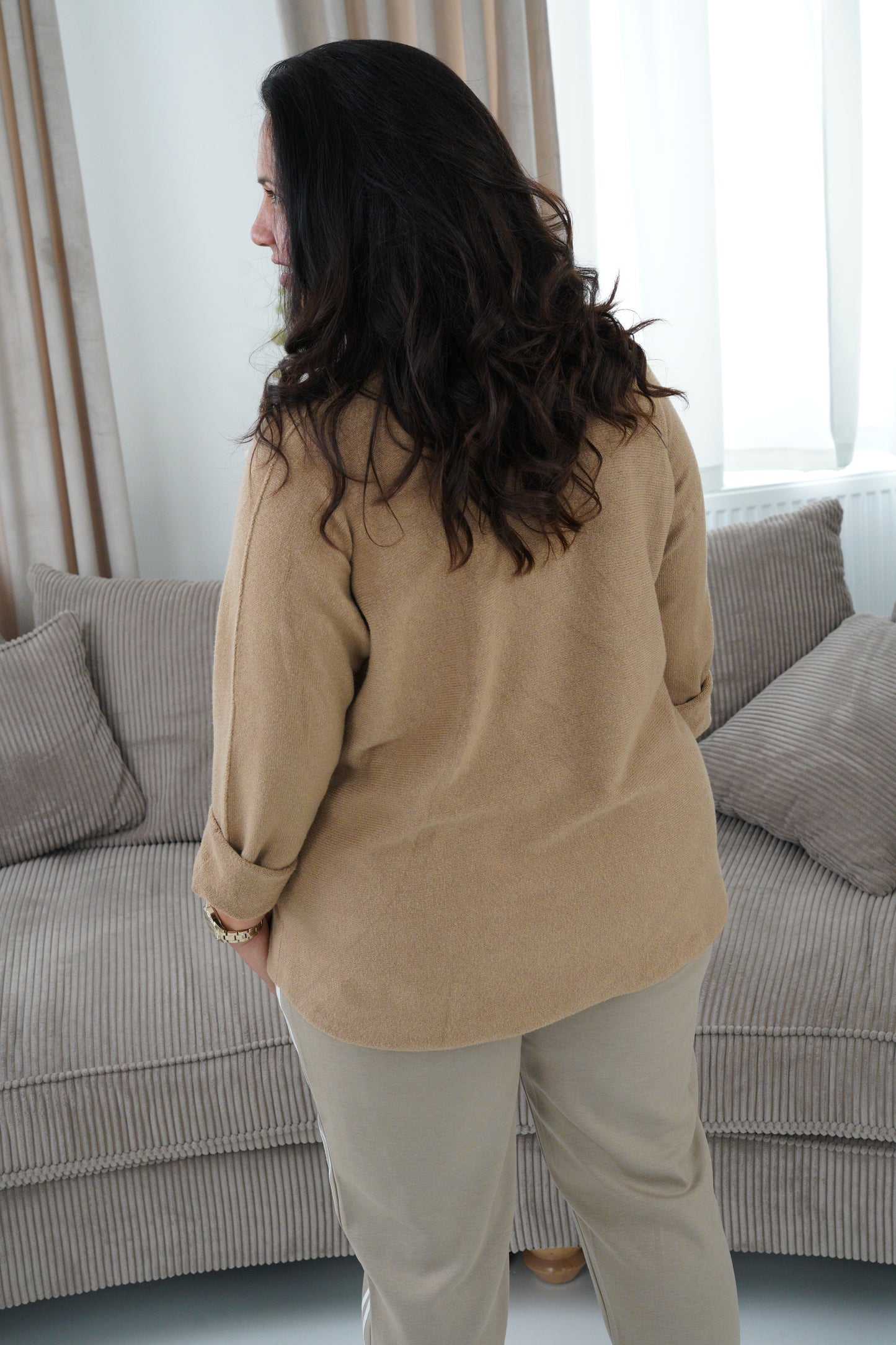 Pullover in Camel (40-44)