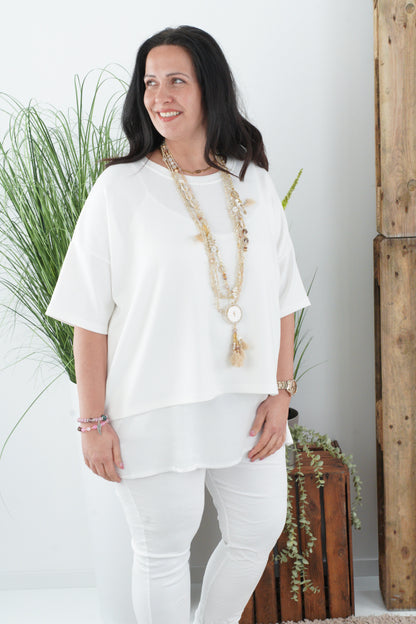 Shirt in Weiß (40-44)