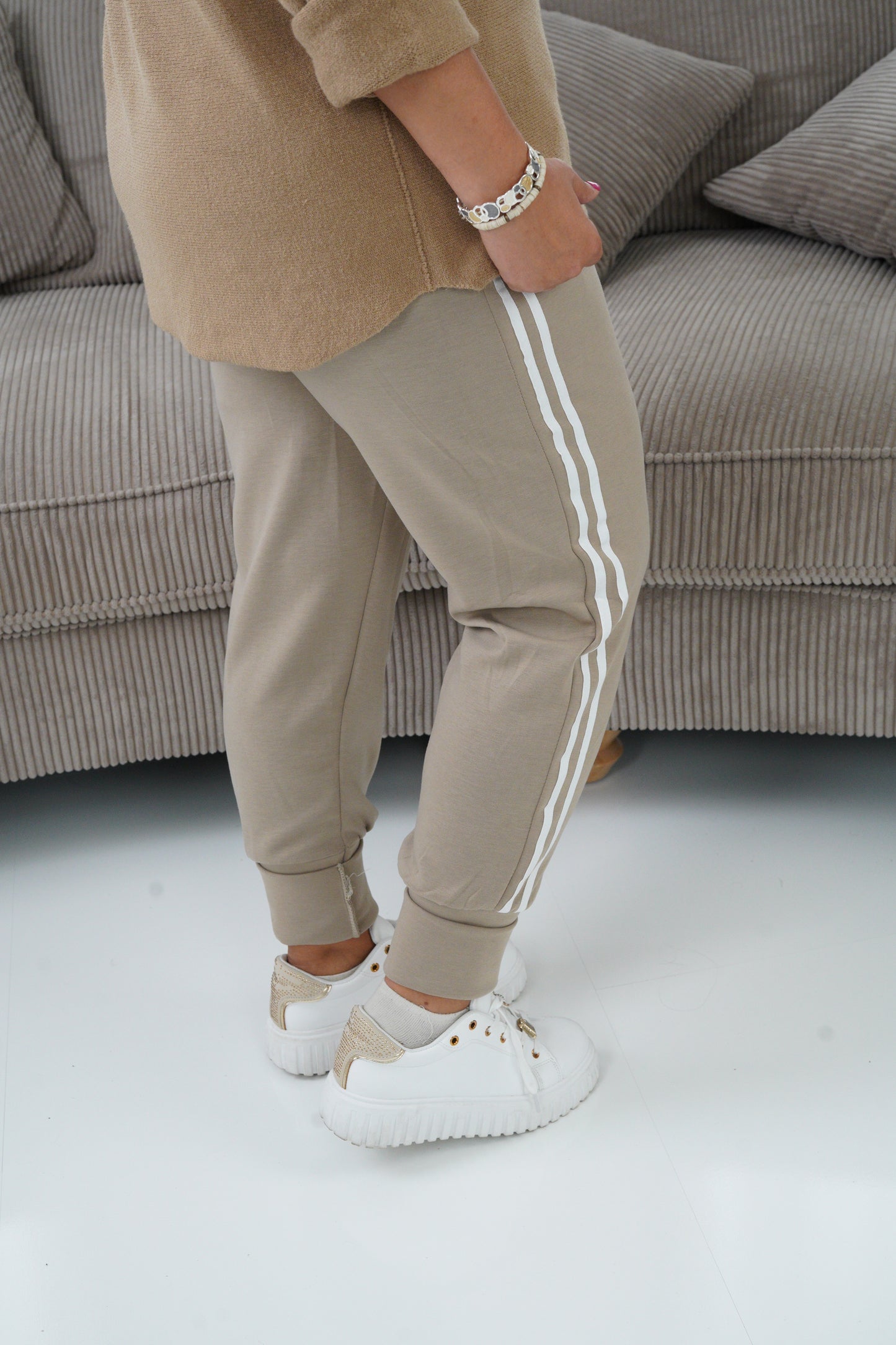 Joggpant in Taupe (40-44)