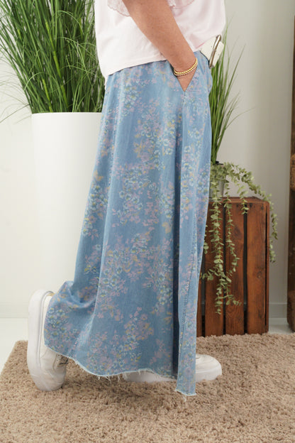 Palazzo Jeans in Light Blue (36-40)