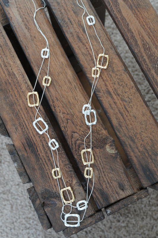 Kette in Silber-Gold