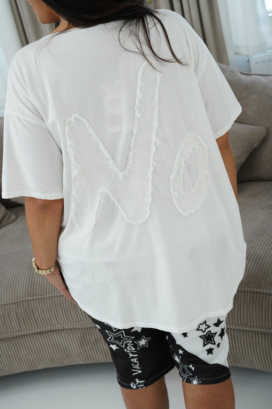 T-Shirt in Weiß (42-46)