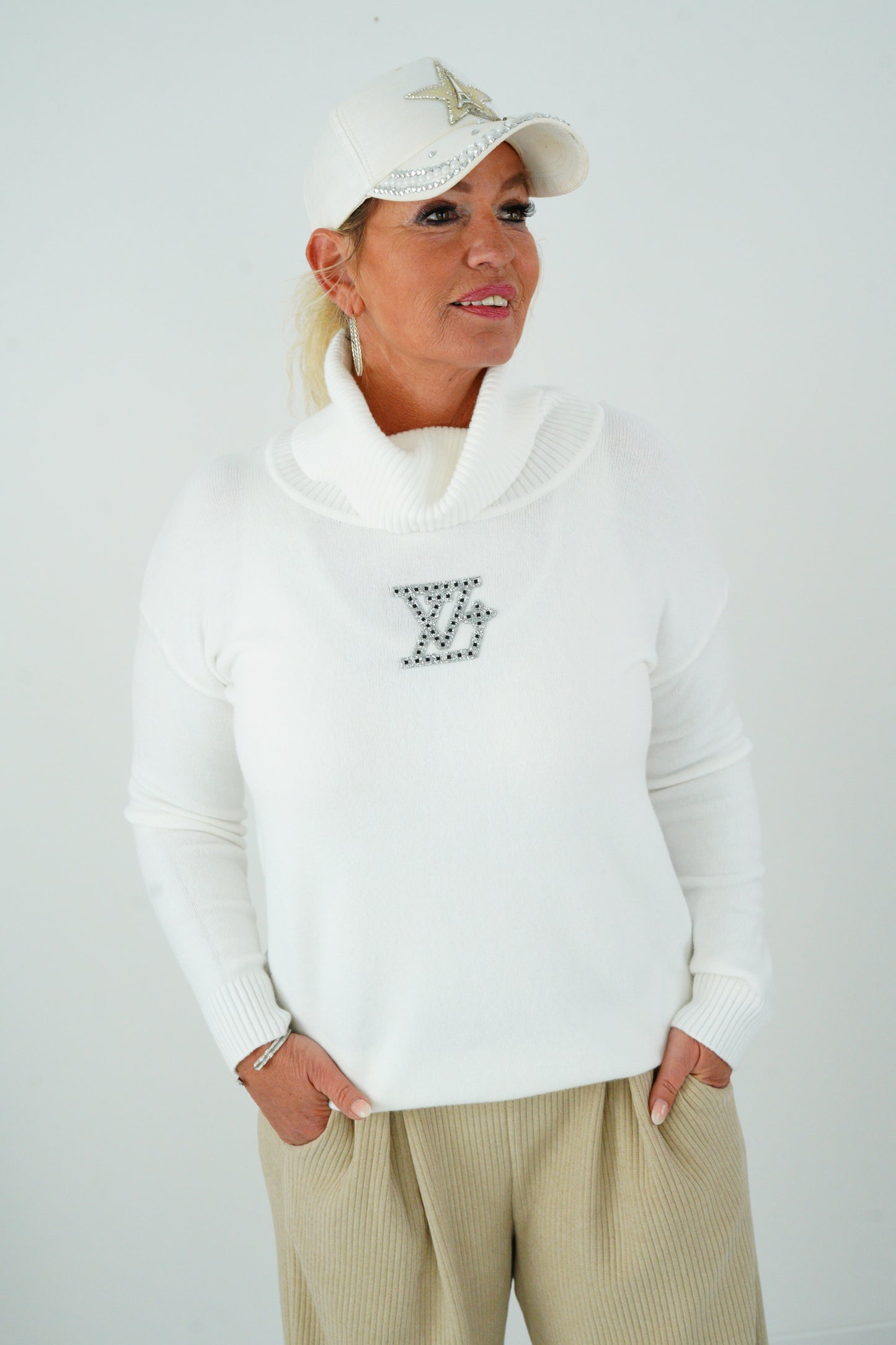Pullover in White (38-42)