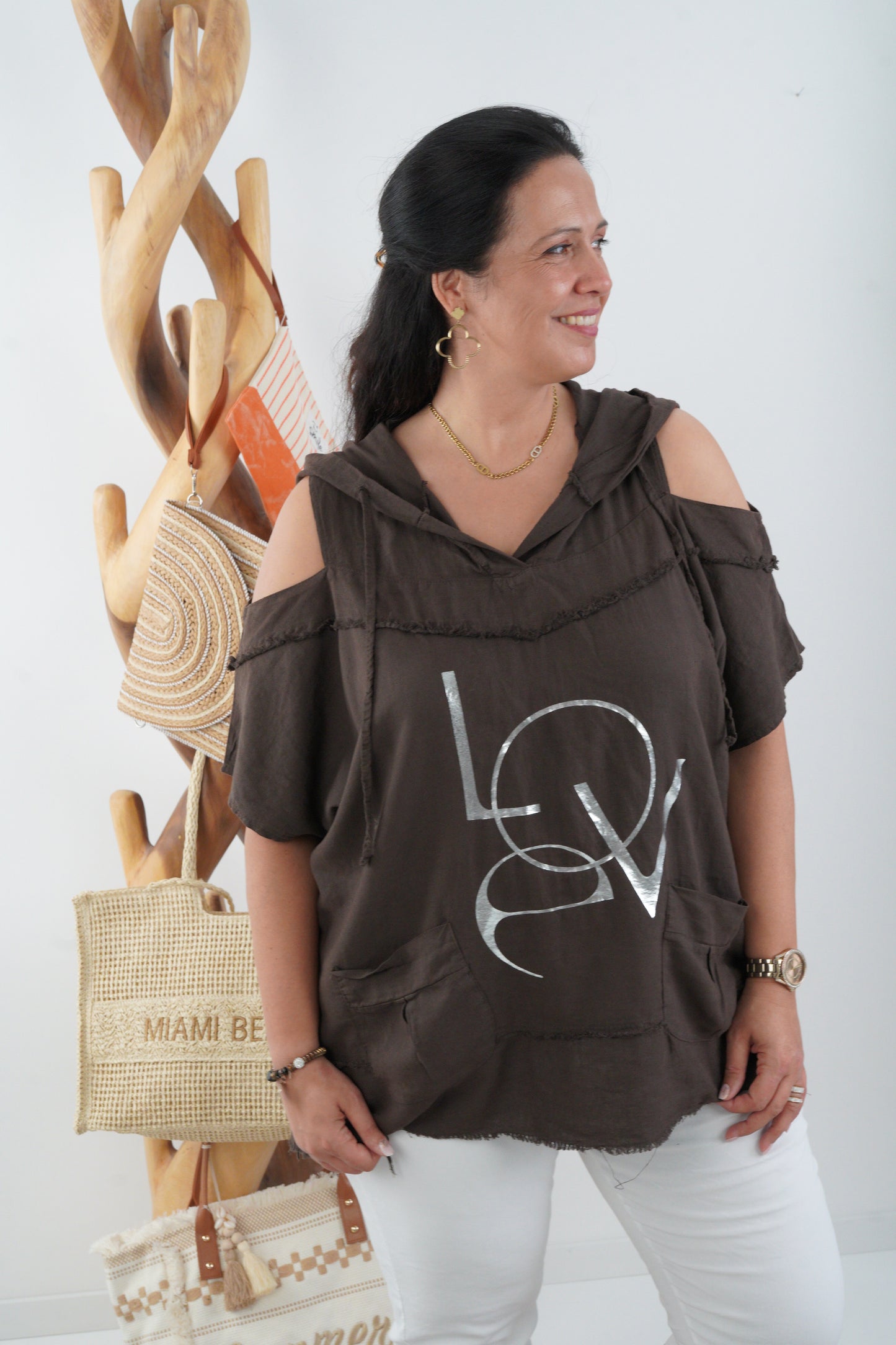Shirt in Chocolate (40-44+)