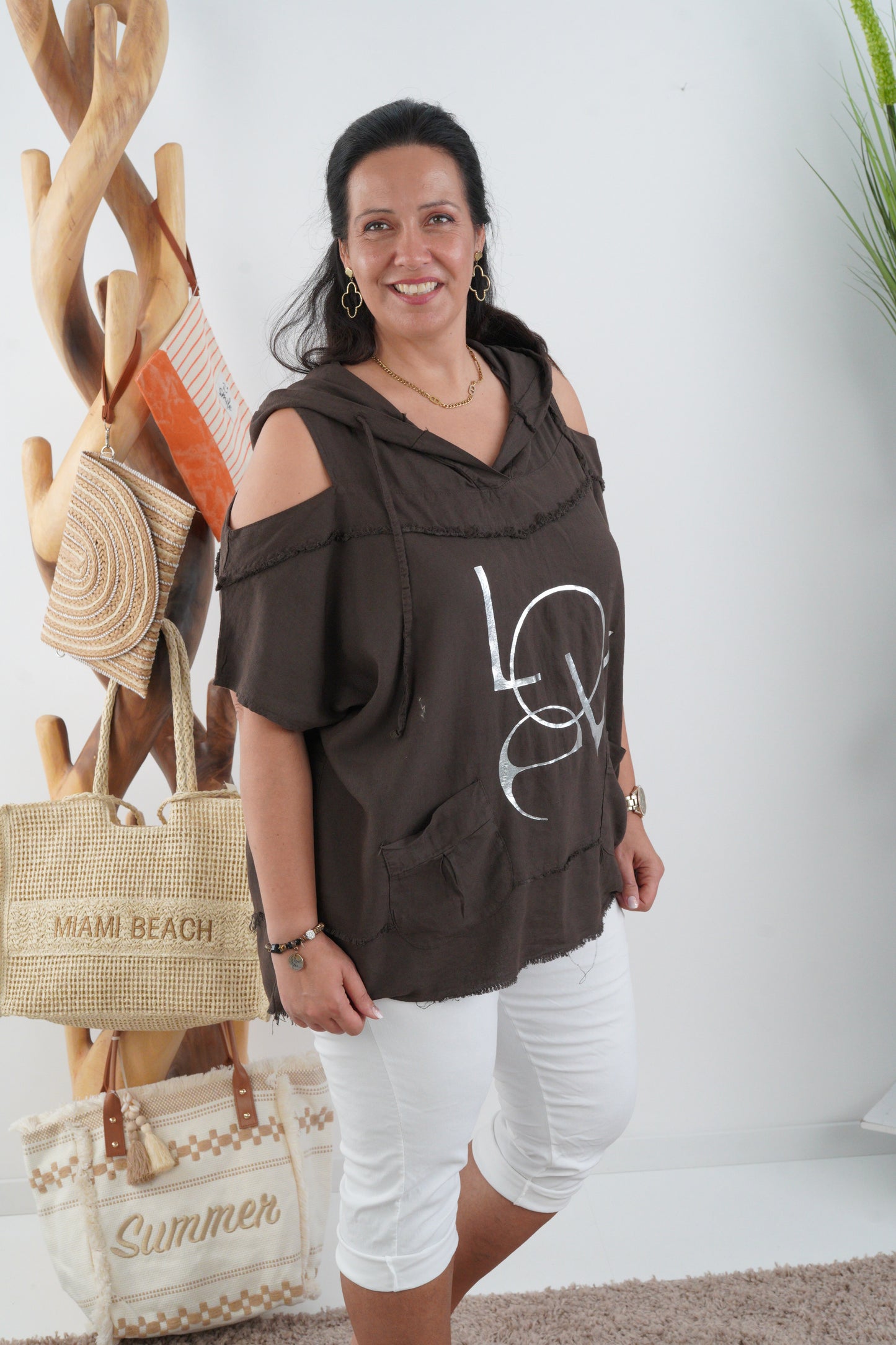 Shirt in Chocolate (40-44+)