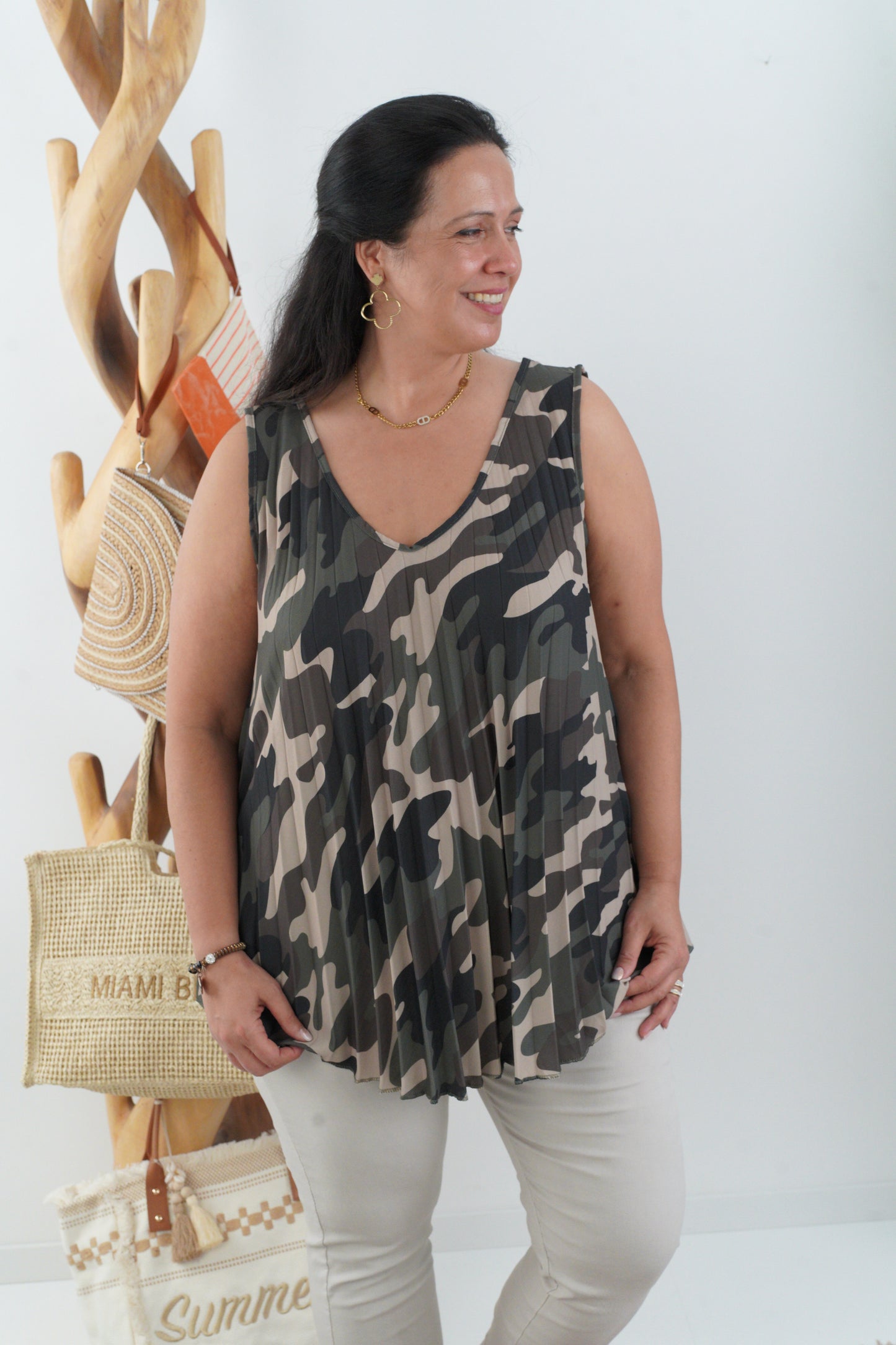 Top in Camouflage-Military (42-46)