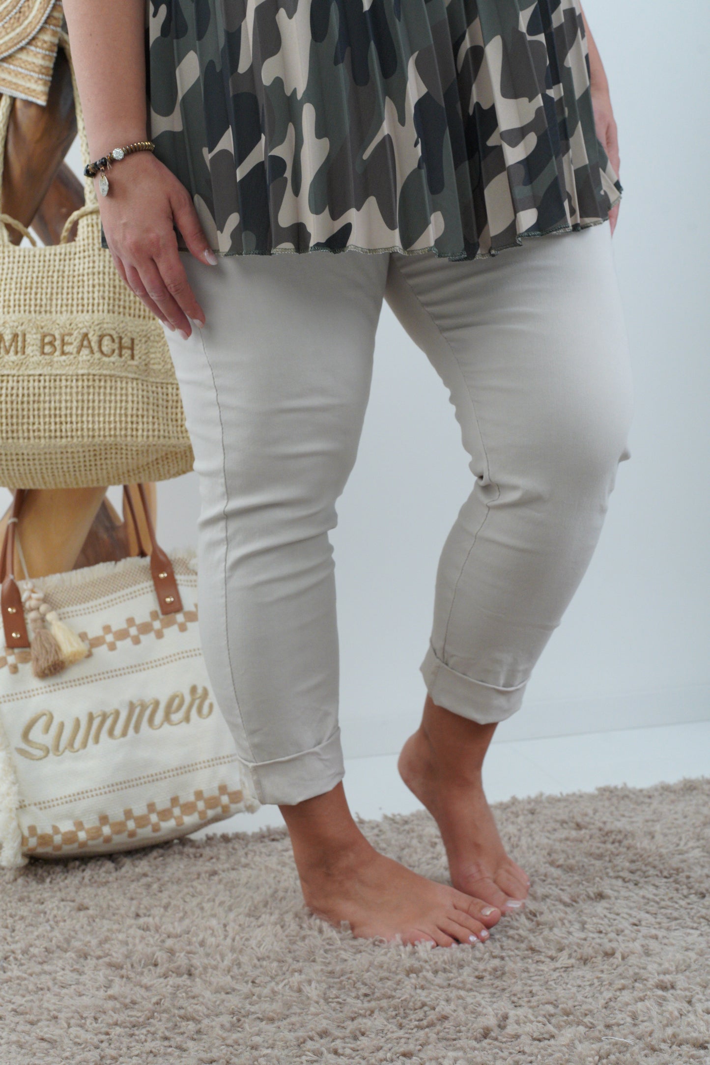 Joggpant in Beige (42-46+)