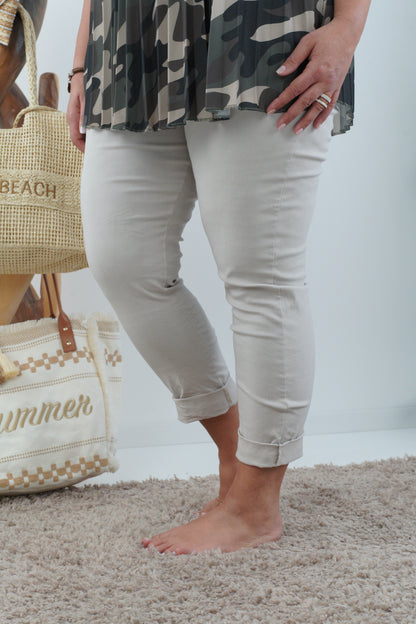 Joggpant in Beige (42-46+)