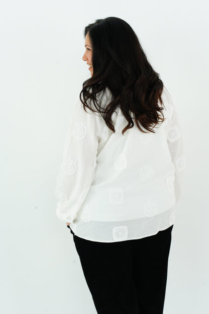 Bluse in Weiß (40-44)