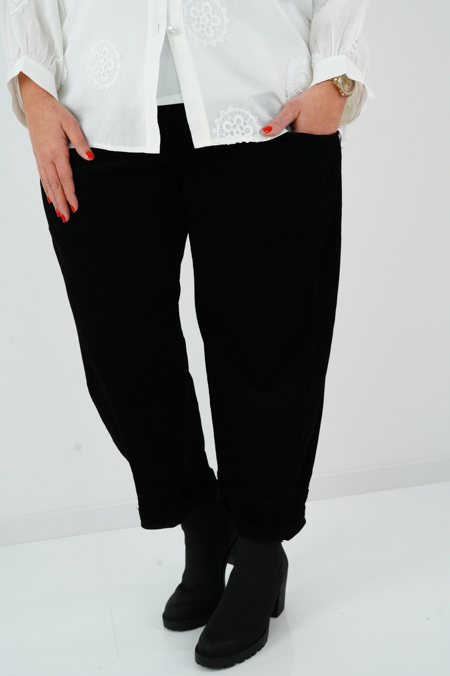 Joggpant in Schwarz (42-46)