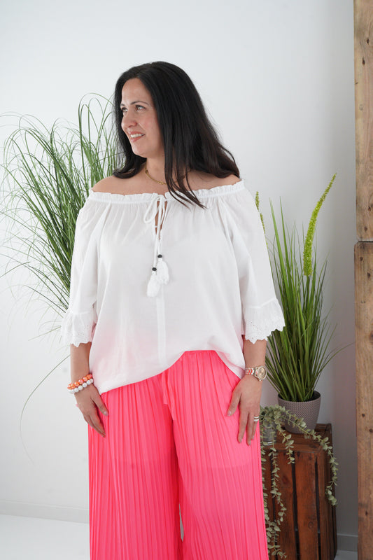 Bluse in Weiß (40-46)