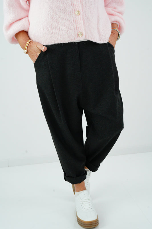 Baggy-Hose in Anthrazit (38-42+)