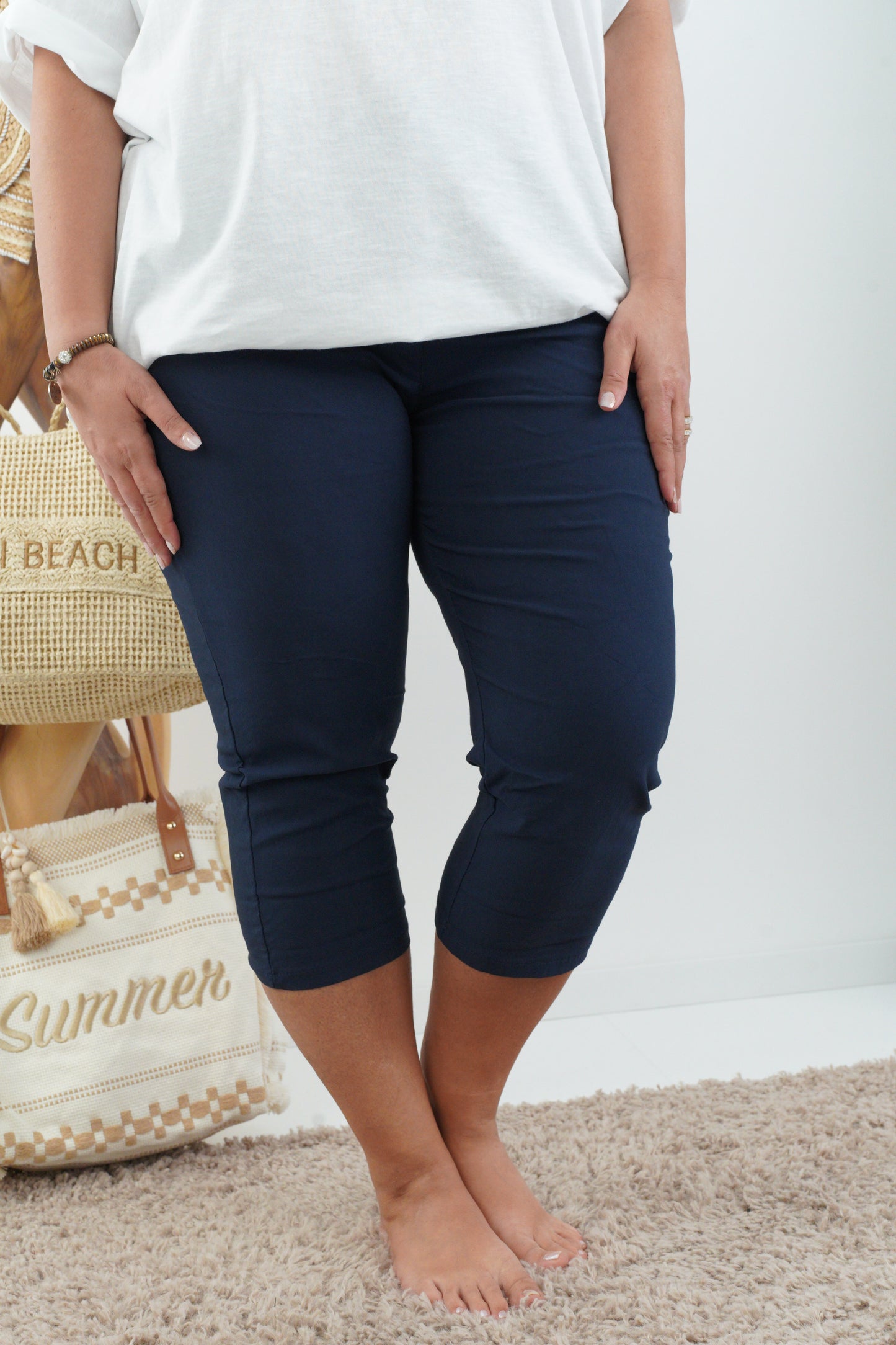 Capri Hose in Marine (42-46)