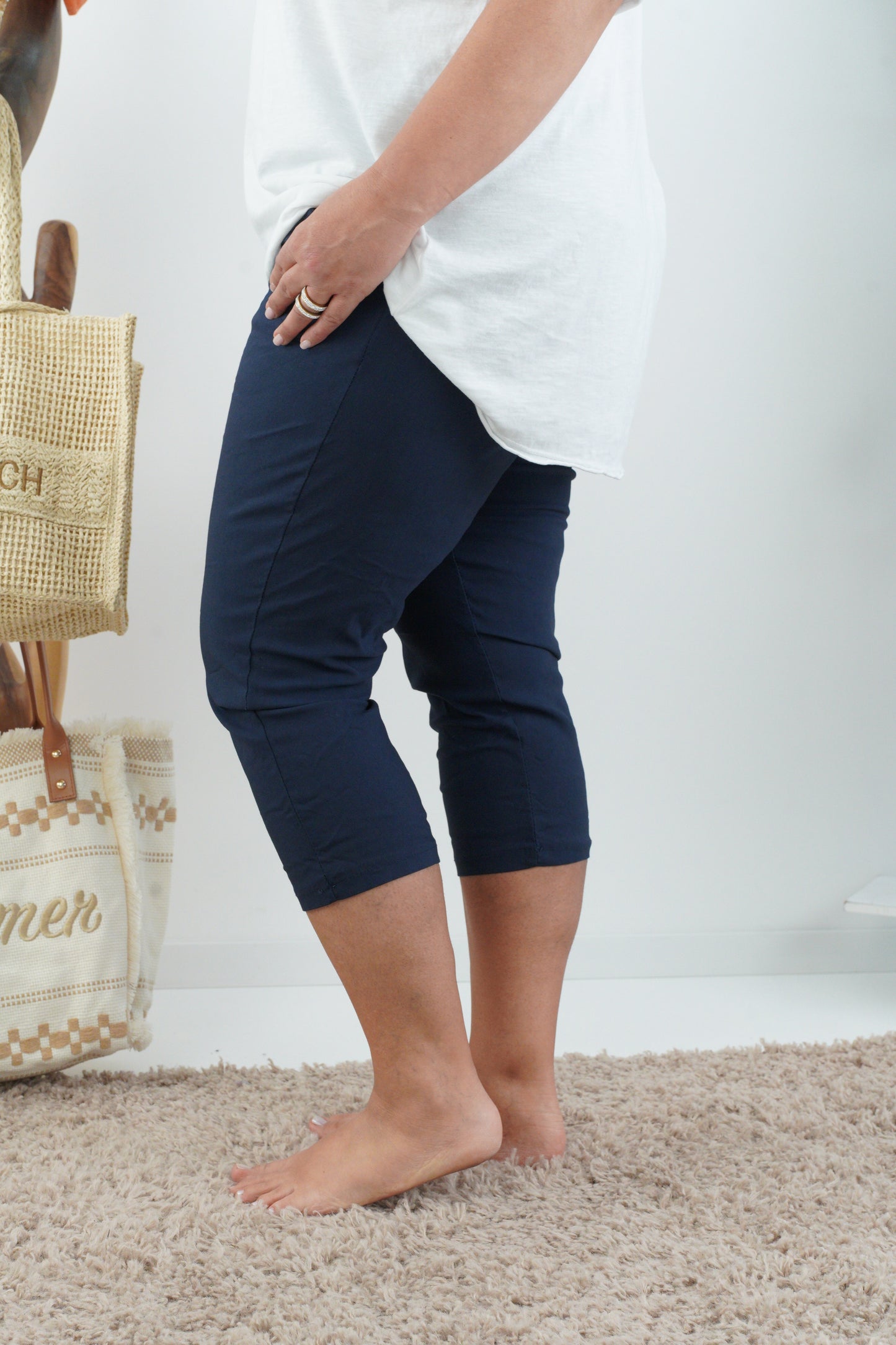 Capri Hose in Marine (42-46)