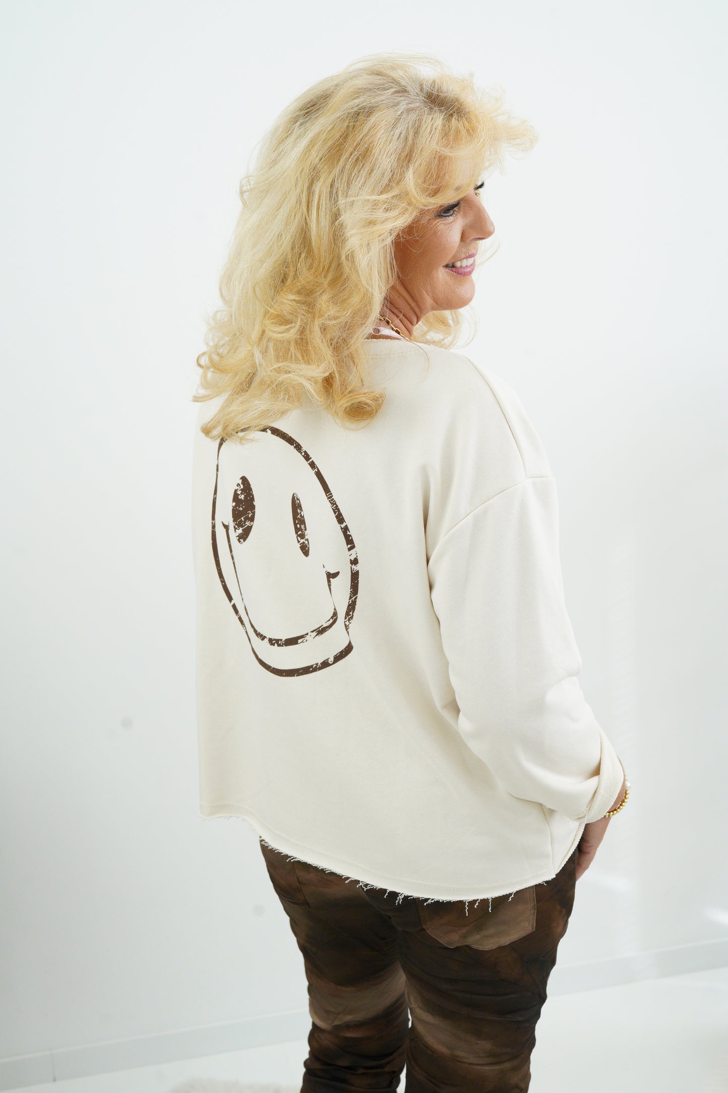Sweatshirt in Beige (38-44)