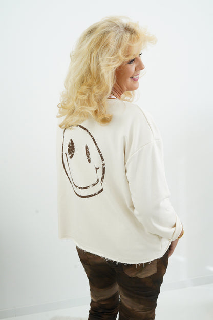 Sweatshirt in Beige (38-44)