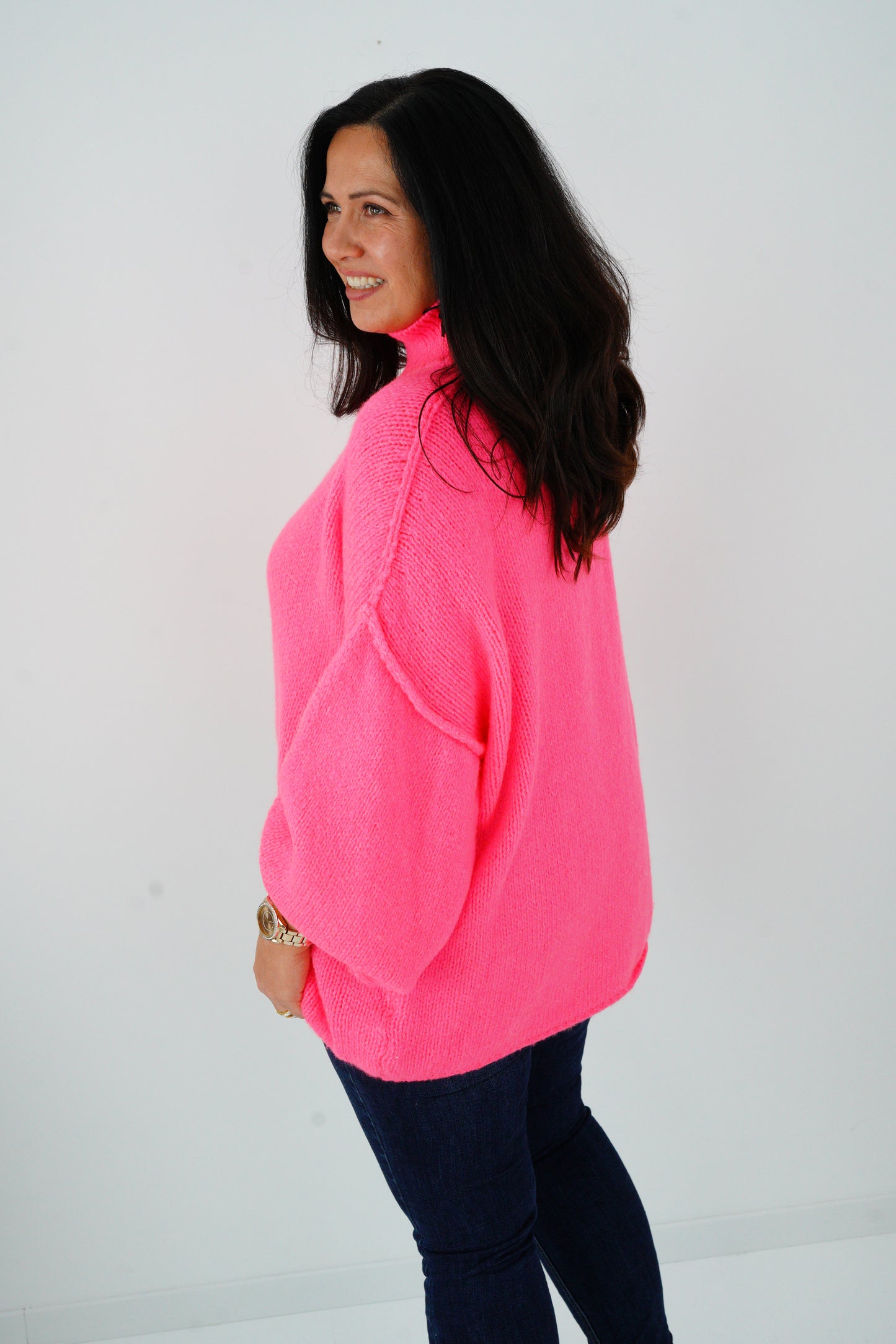 Pullover in Neonpink (42-46+)