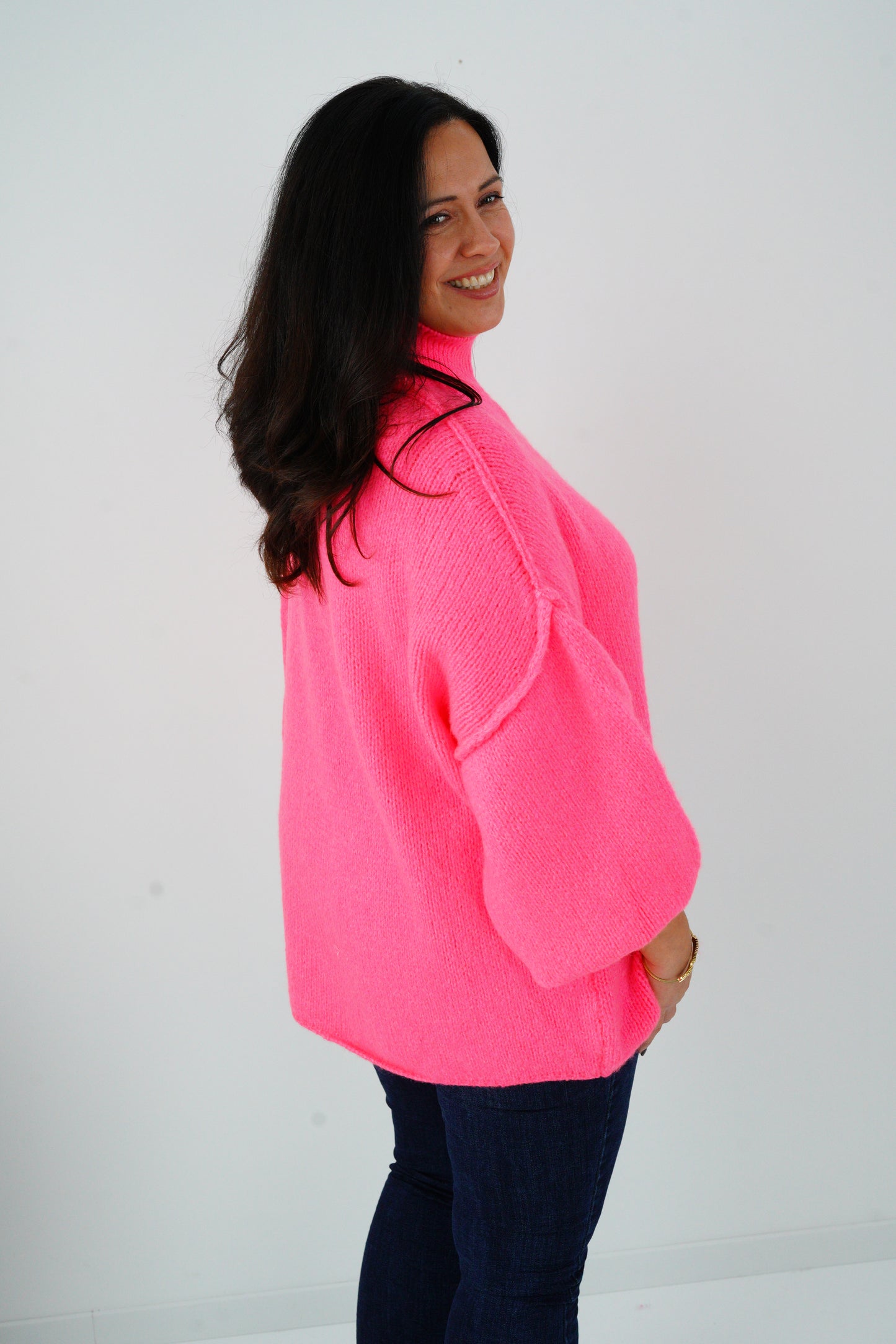 Pullover in Neonpink (42-46+)
