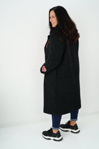 Mantel in Schwarz (38-44)