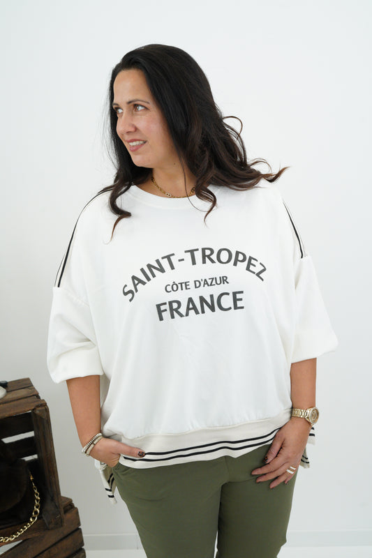 Sweatshirt in Off-White (42-46+)