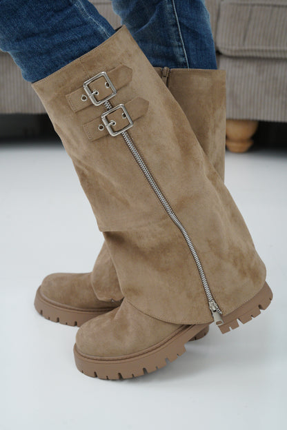 Stiefel in Beige (36-40)