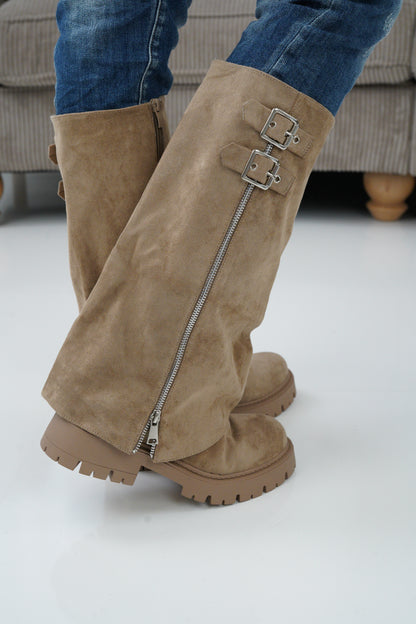 Stiefel in Beige (36-40)