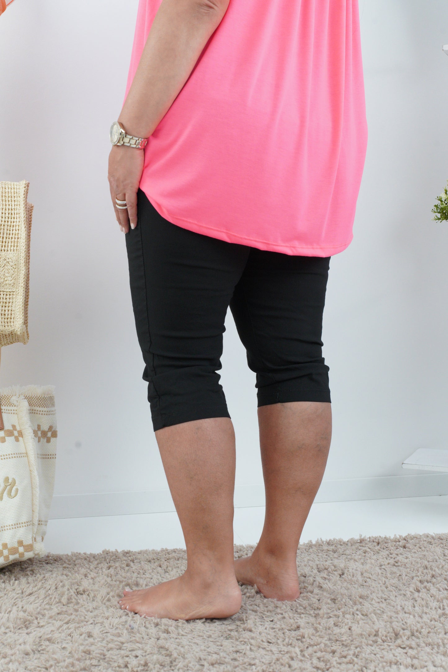 Capri Hose in Schwarz (42-46)