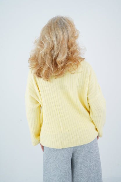 Pullover in Gelb (Onesize 38-44)