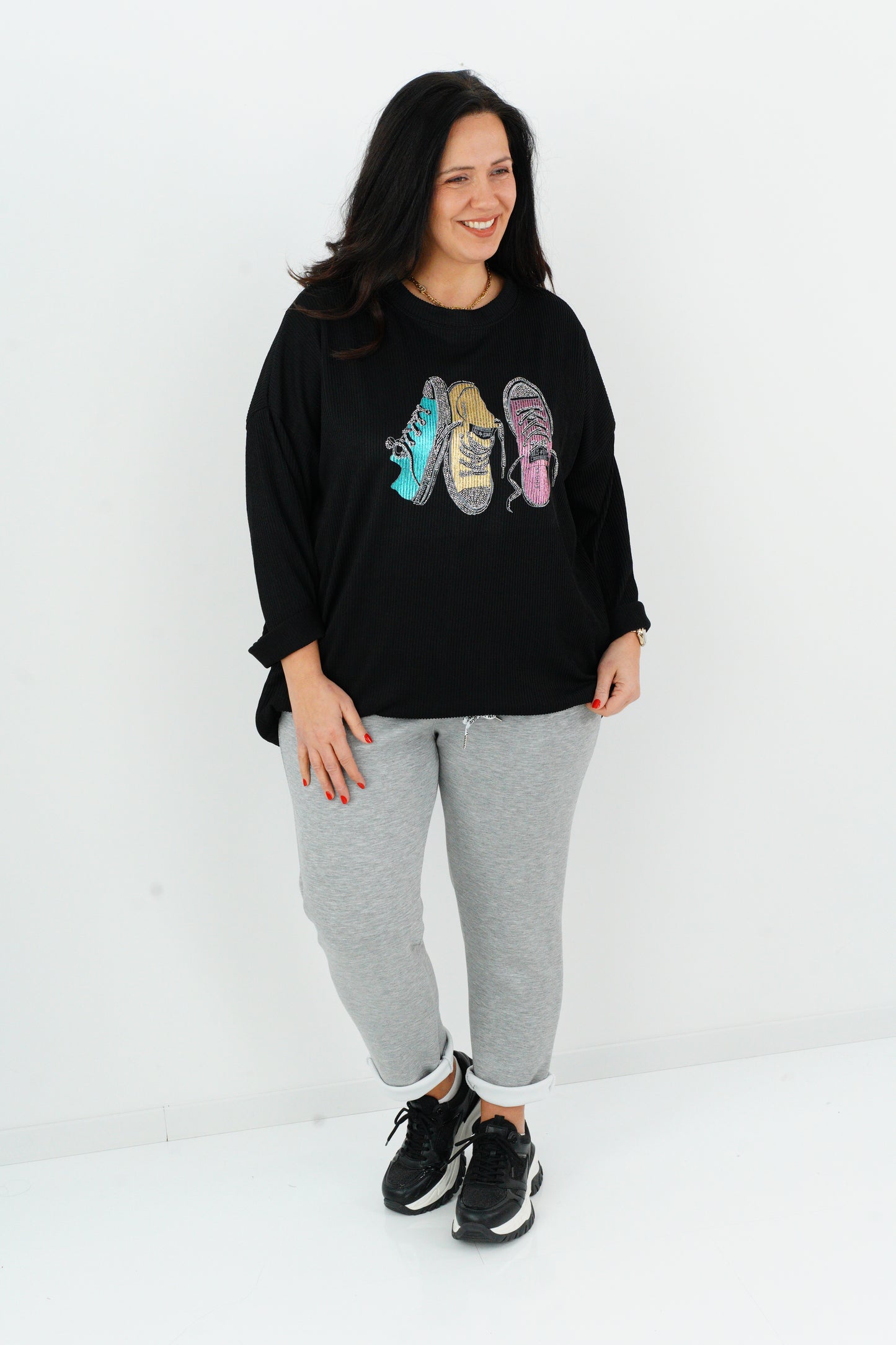 Shirt in Schwarz (42-46+)