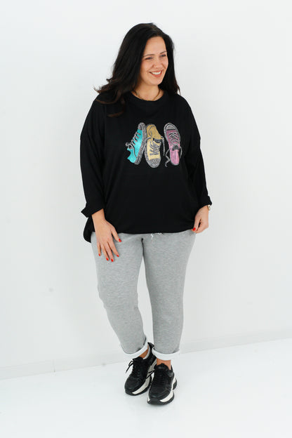 Shirt in Schwarz (42-46+)