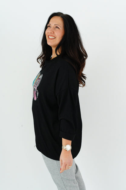 Shirt in Schwarz (42-46+)