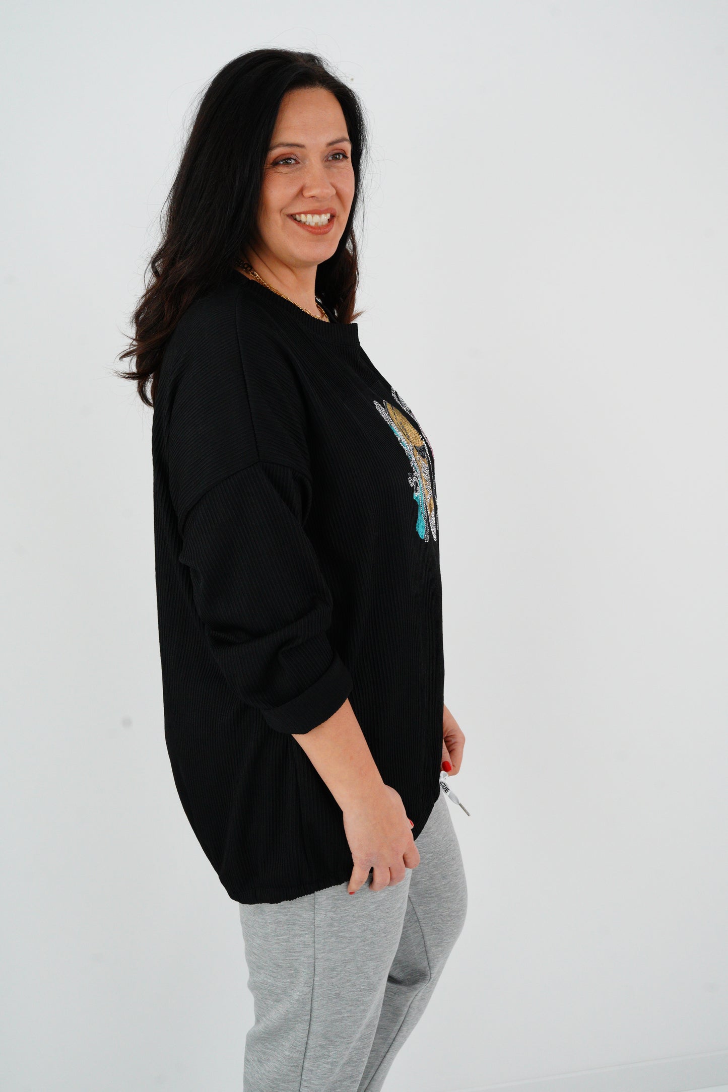 Shirt in Schwarz (42-46+)