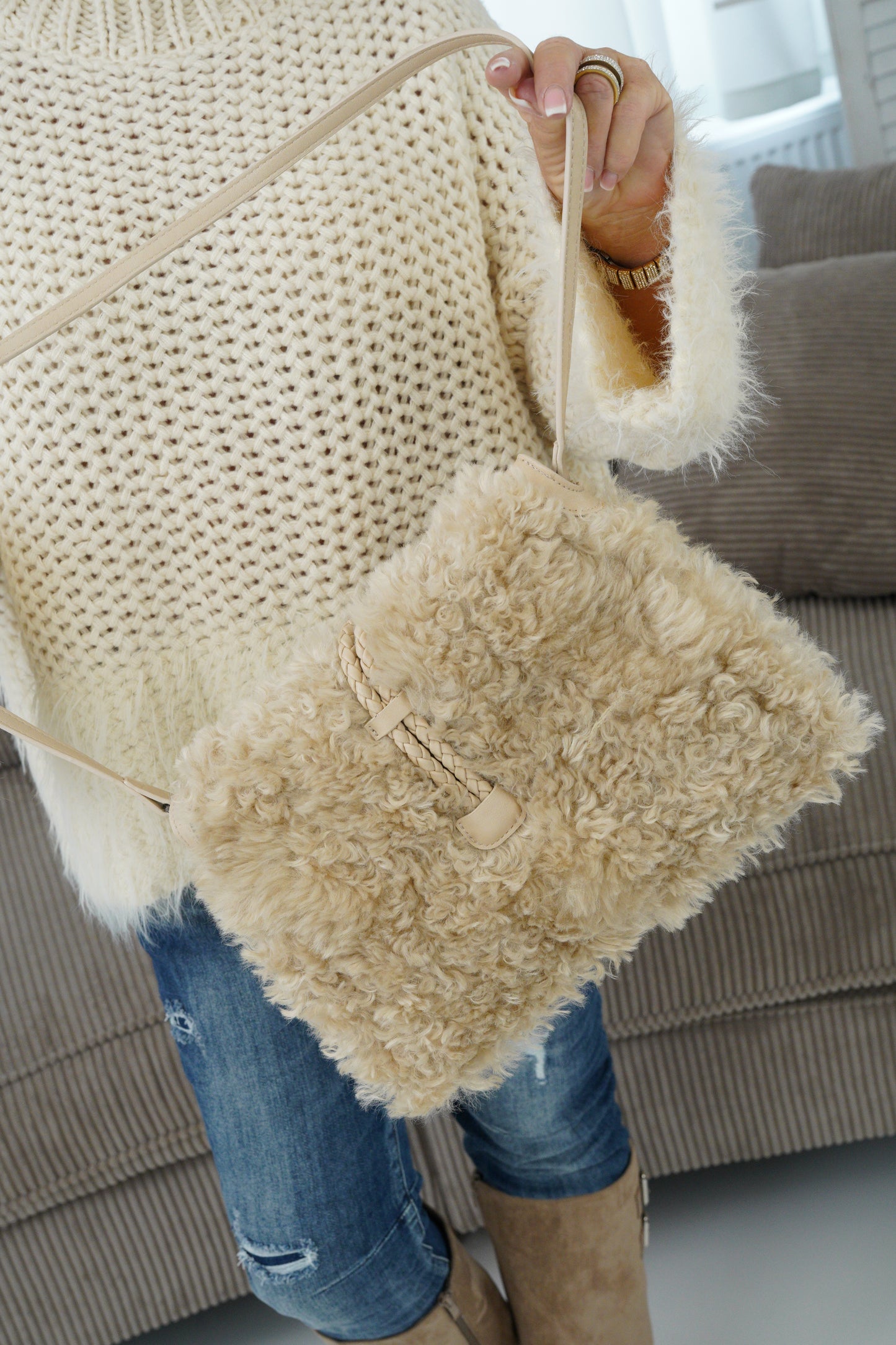Tasche in Beige