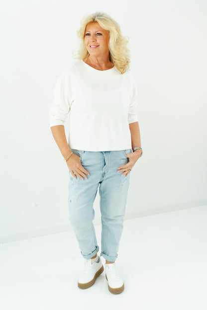 Sweatshirt in Off-white (38-42)
