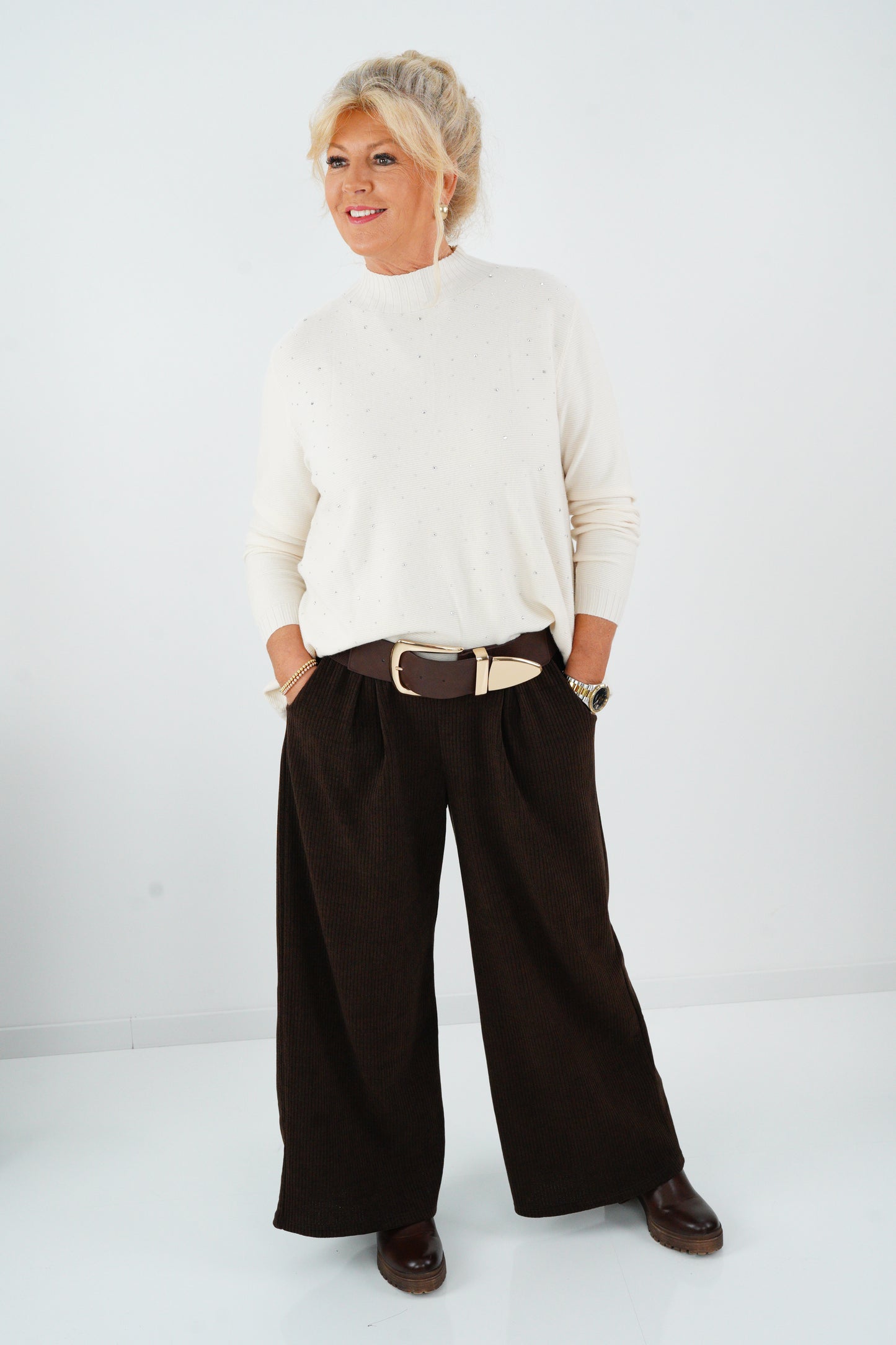 Marlenehose in Chocolate (38-42)