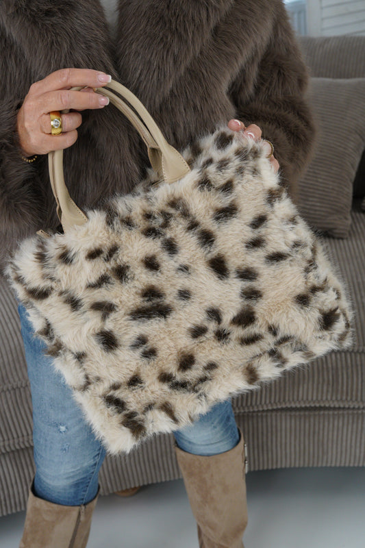 Tasche in Leo-Beige
