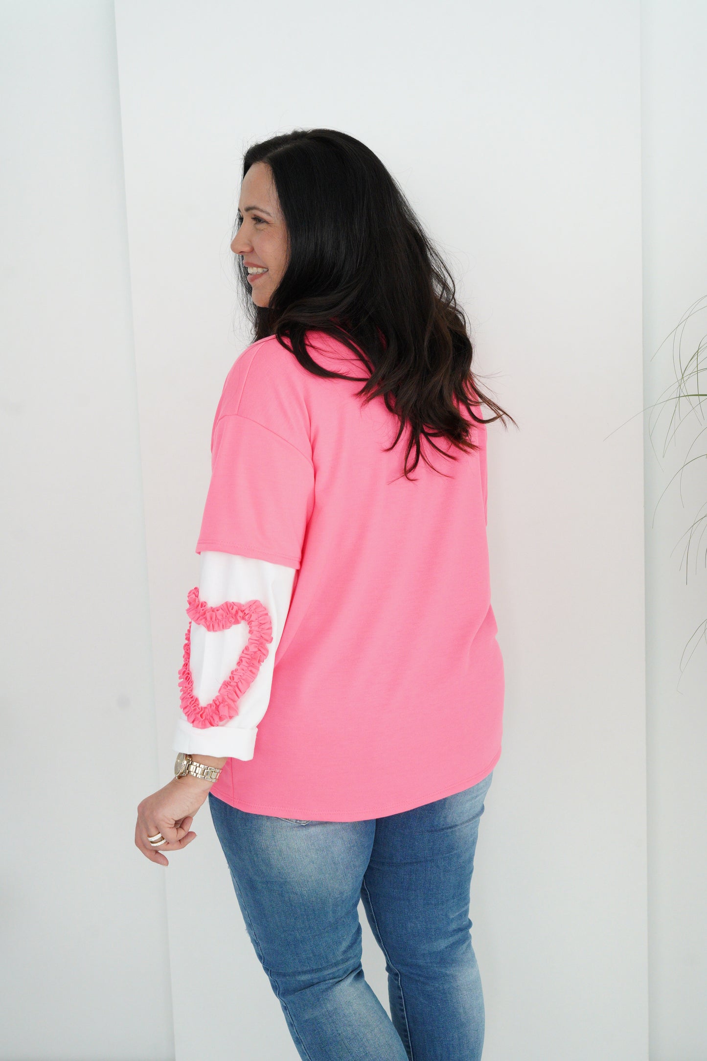 Sweatshirt in Neonpink (42-44+)