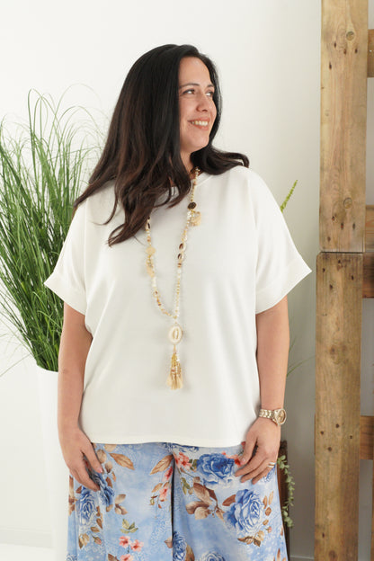 Shirt in Off-White (42-46)