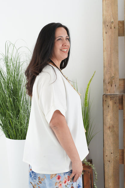 Shirt in Off-White (42-46)