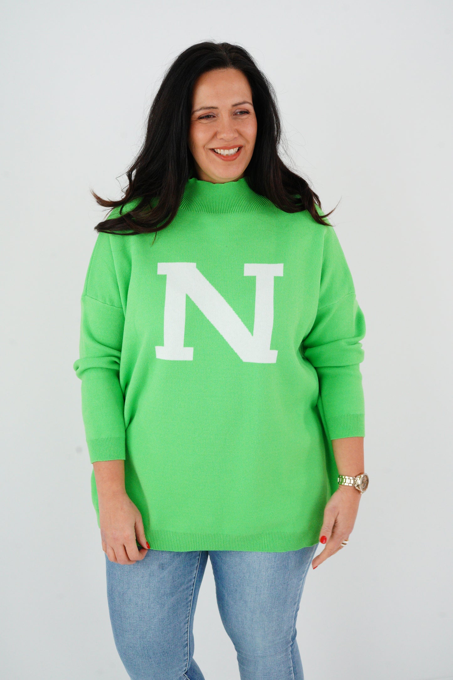 Pullover in Appel Green (40-44)