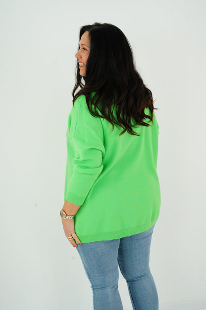 Pullover in Appel Green (40-44)