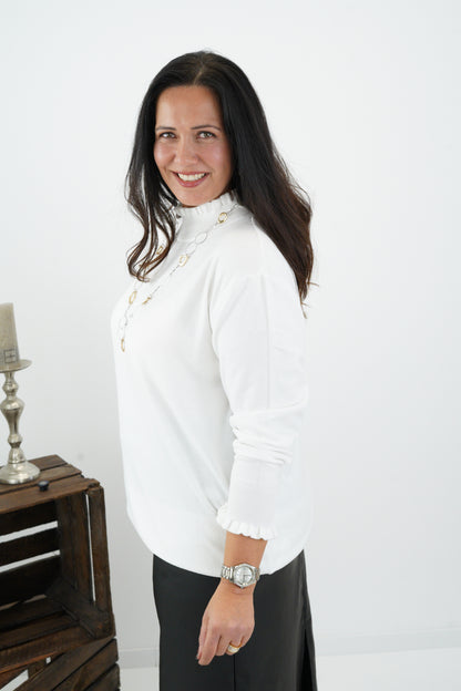 Pullover in Weiß (40-44)