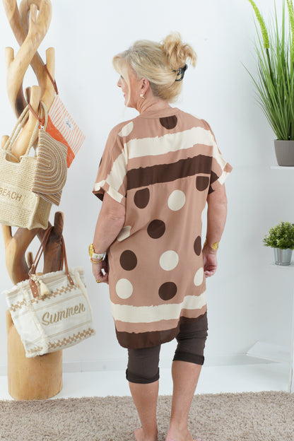 Kleid in Camel (40-44)