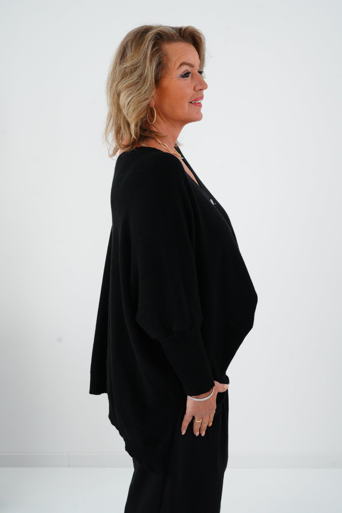 Pullover in Schwarz (36-48) Onesize