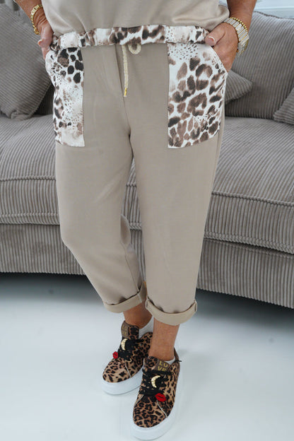 Joggpant in Taupe (38-42)
