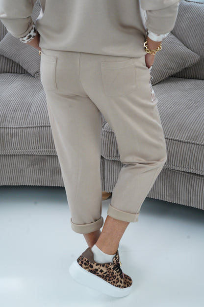 Joggpant in Taupe (38-42)