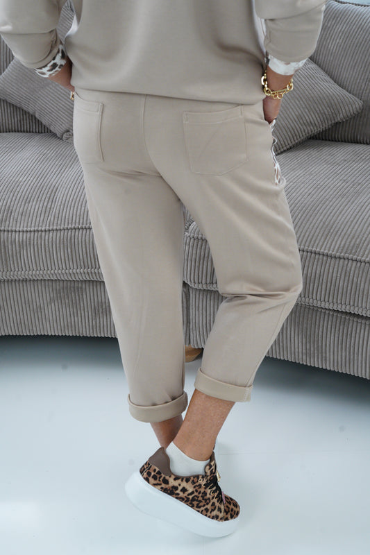 Joggpant in Taupe (38-42)