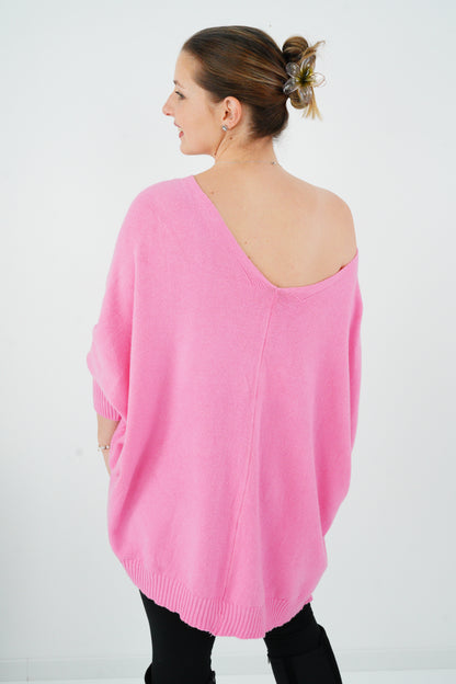 Pullover in Pink (36-48) Onesize