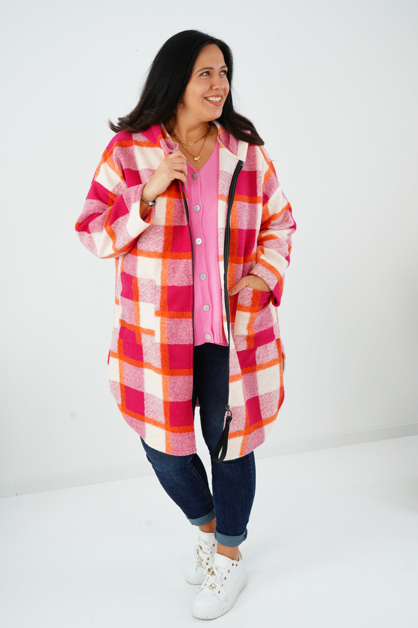 Jacke in Pink (42-44+)