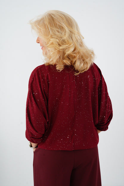 Shirt in Bordeaux (38-42+)